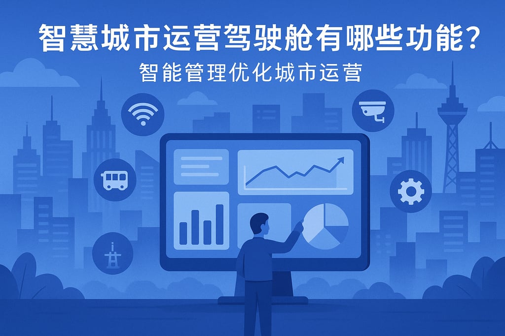 智慧城市运营驾驶舱有哪些功能？智能管理优化城市运营