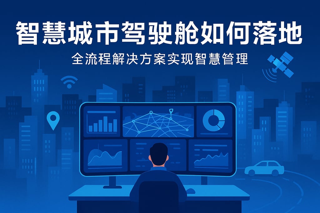 智慧城市驾驶舱如何落地？全流程解决方案实现智慧管理