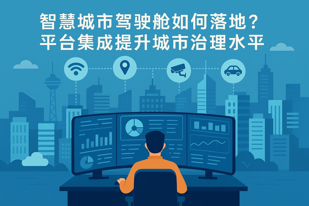 智慧城市驾驶舱如何落地？平台集成提升城市治理水平