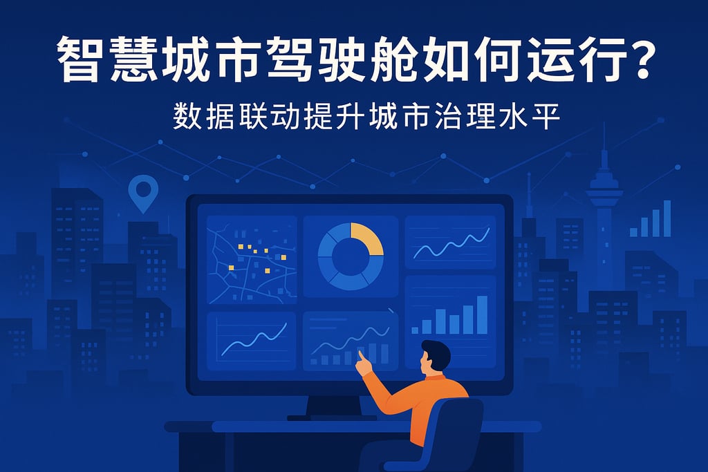 智慧城市驾驶舱如何运行？数据联动提升城市治理水平