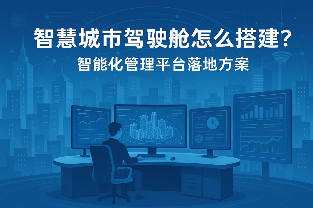 智慧城市驾驶舱怎么搭建？智能化管理平台落地方案