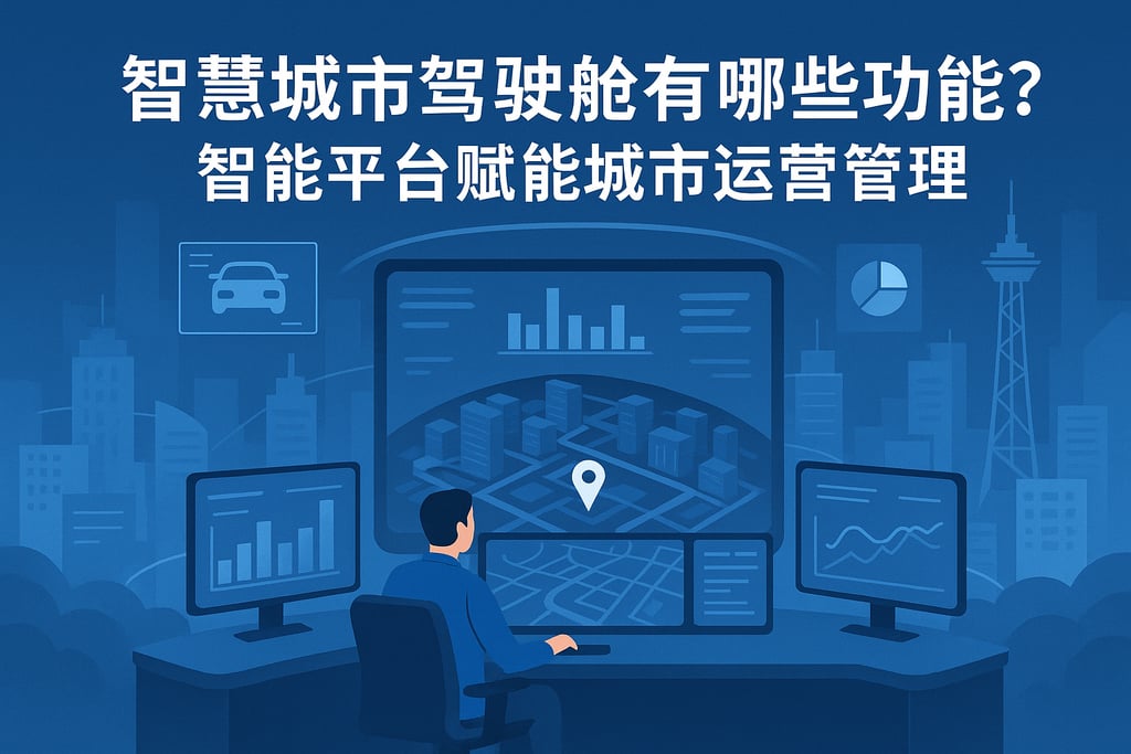 智慧城市驾驶舱有哪些功能？智能平台赋能城市运营管理