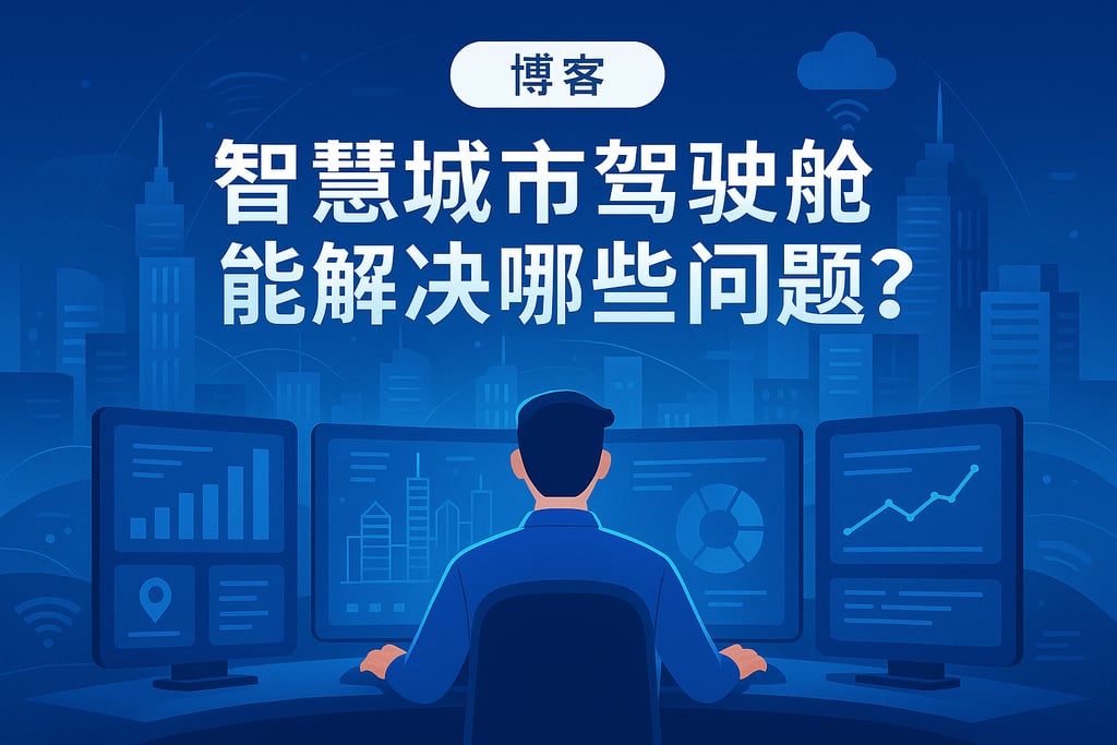 智慧城市驾驶舱能解决哪些问题？一屏掌控城市运行全貌