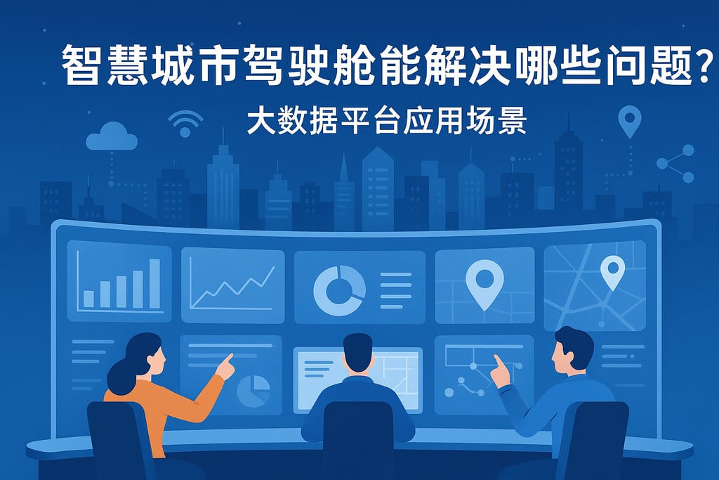 智慧城市驾驶舱能解决哪些问题？大数据平台应用场景