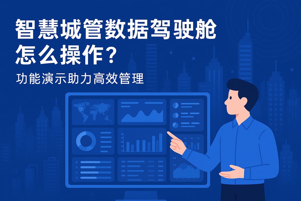 智慧城管数据驾驶舱怎么操作？功能演示助力高效管理
