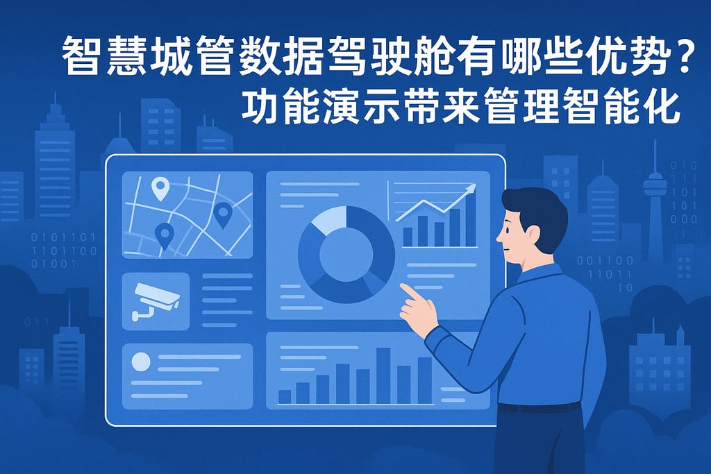 智慧城管数据驾驶舱有哪些优势？功能演示带来管理智能化
