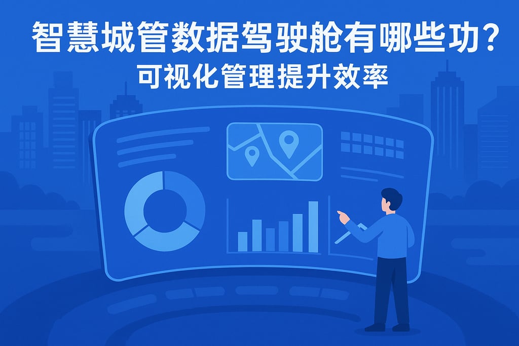 智慧城管数据驾驶舱有哪些功能？可视化管理提升效率