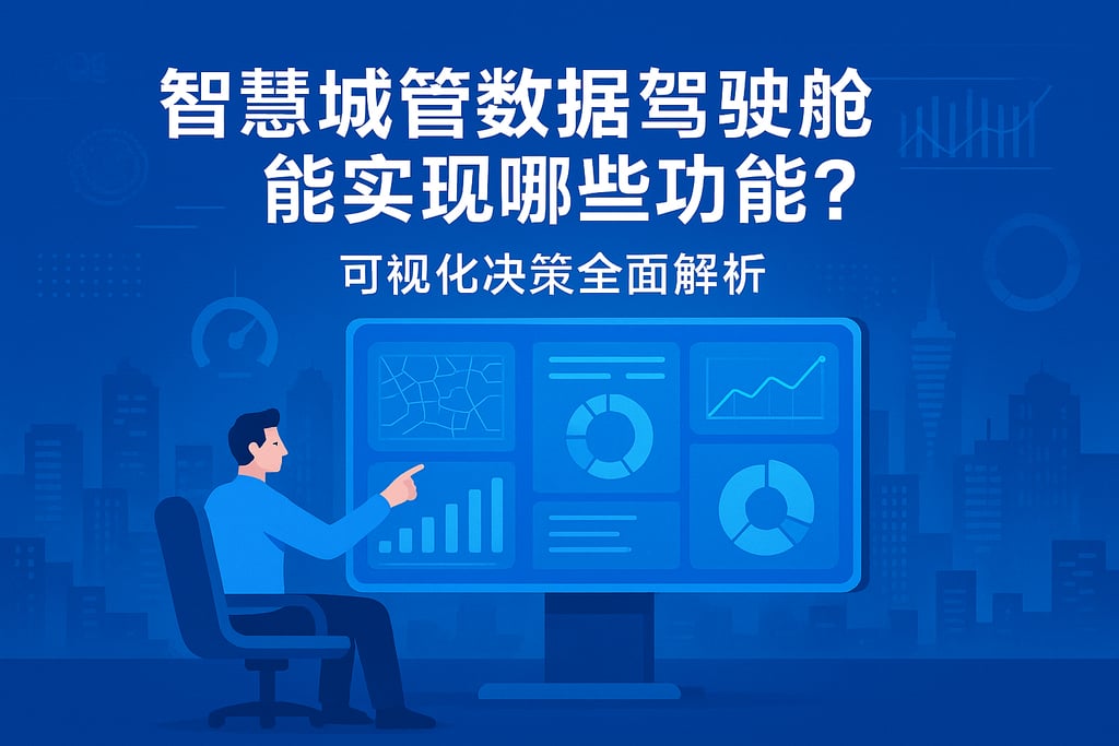 智慧城管数据驾驶舱能实现哪些功能？可视化决策全面解析