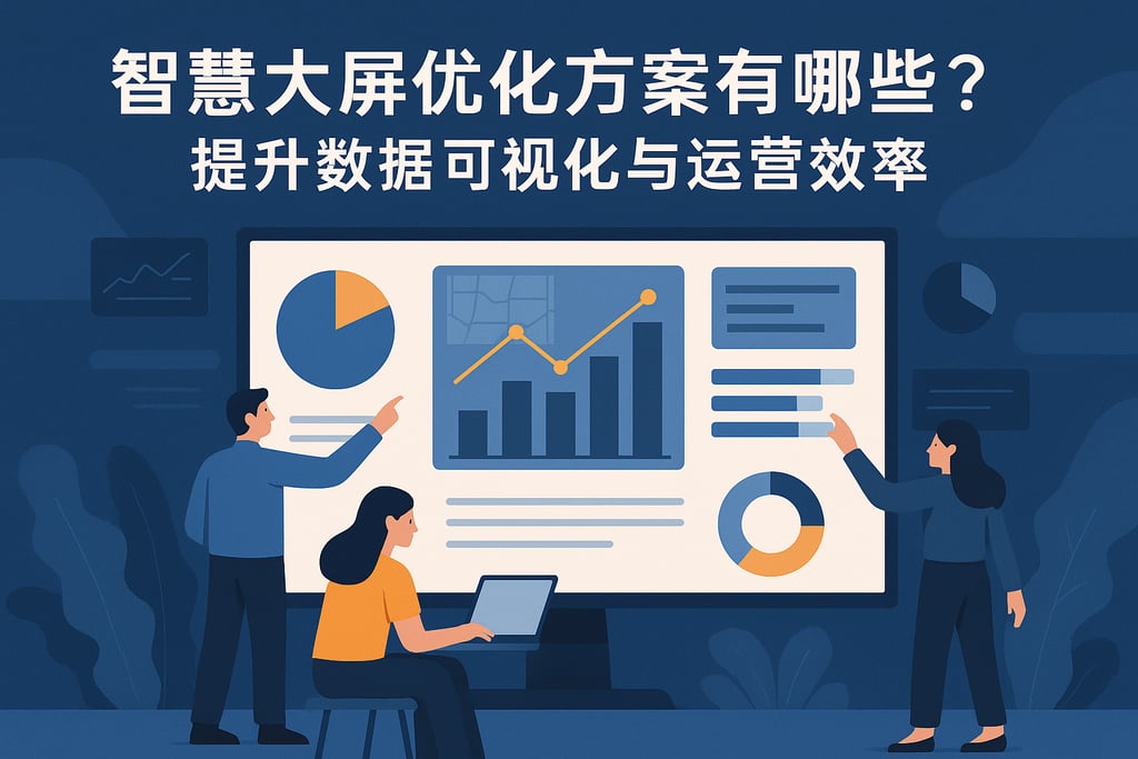 智慧大屏优化方案有哪些？提升数据可视化与运营效率