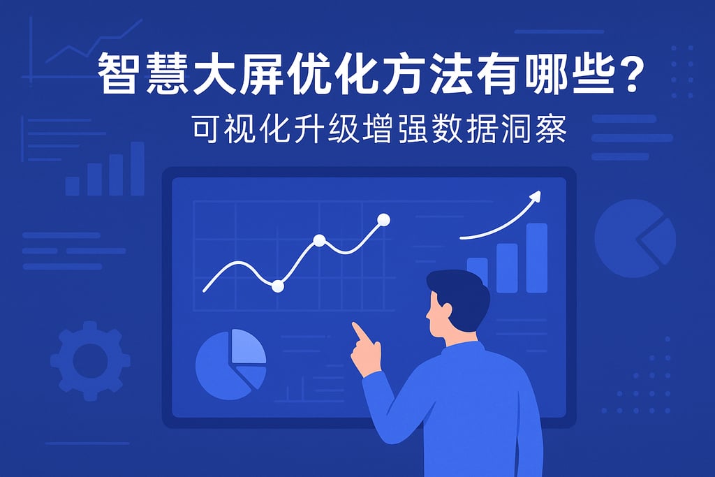 智慧大屏优化方法有哪些？可视化升级增强数据洞察