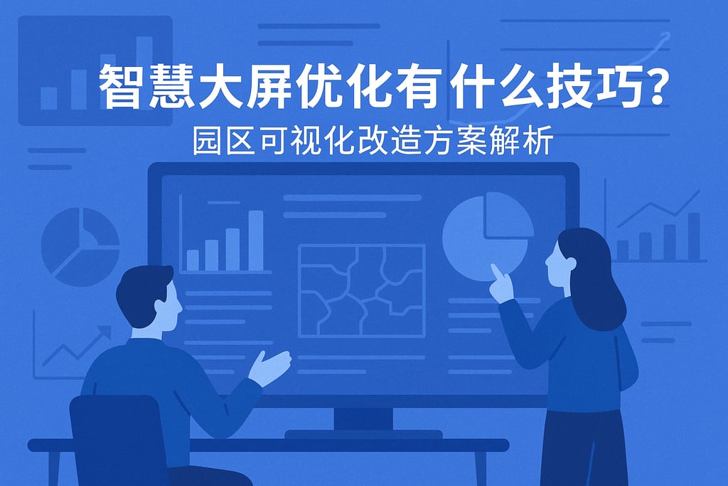 智慧大屏优化有什么技巧？园区可视化改造方案解析