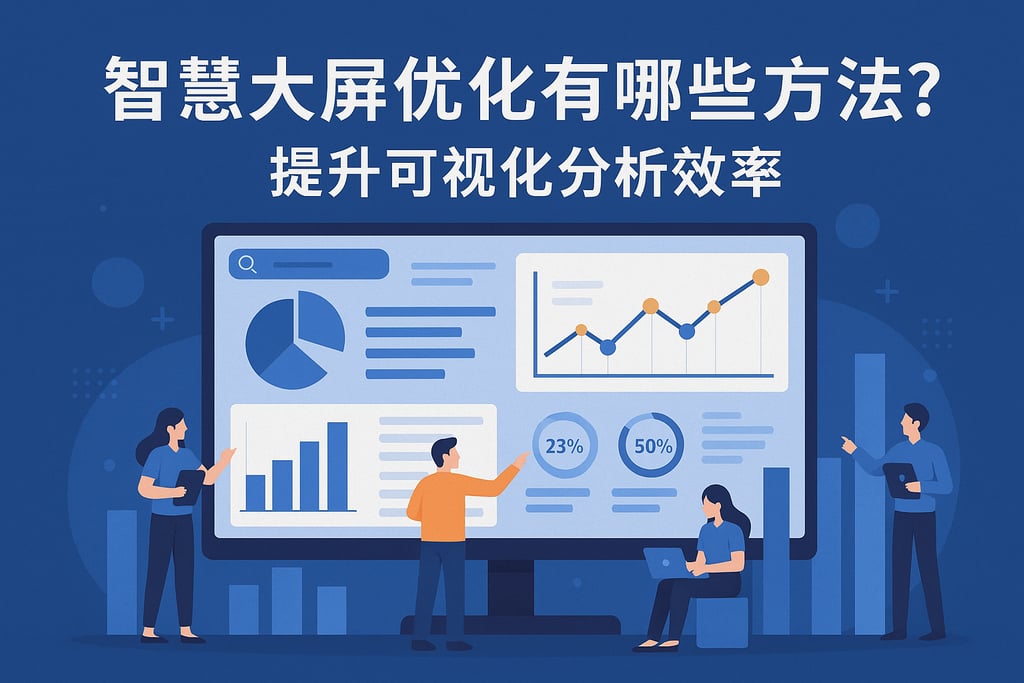智慧大屏优化有哪些方法？提升可视化分析效率