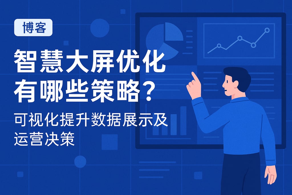 智慧大屏优化有哪些策略？可视化提升数据展示及运营决策