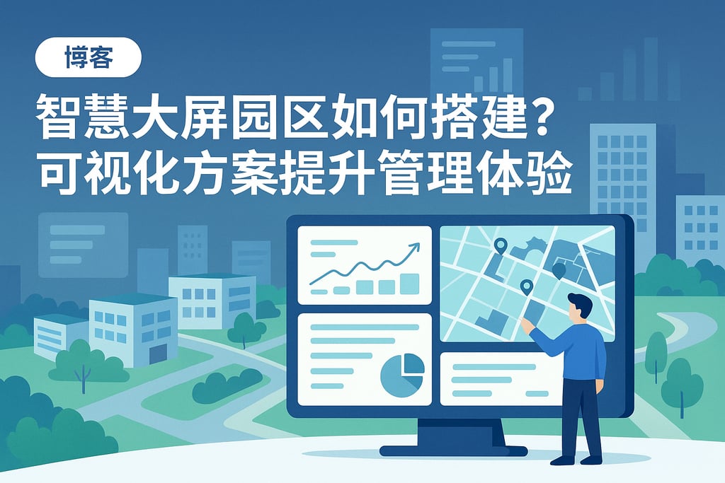 智慧大屏园区如何搭建？可视化方案提升管理体验