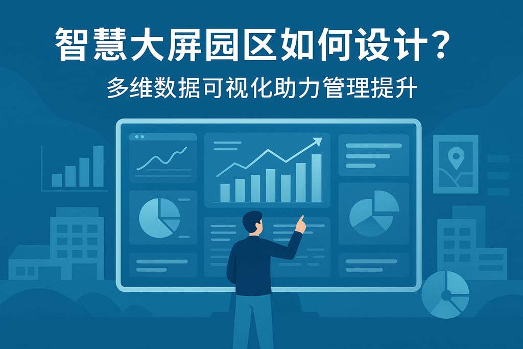 智慧大屏园区如何设计？多维数据可视化助力管理提升