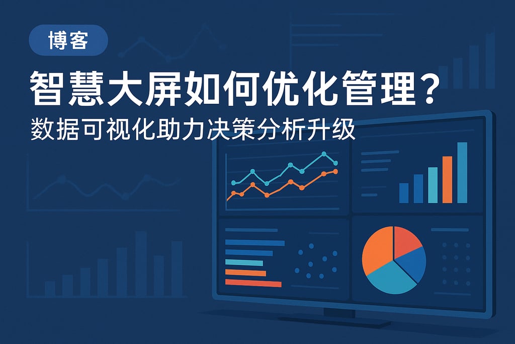 智慧大屏如何优化管理？数据可视化助力决策分析升级