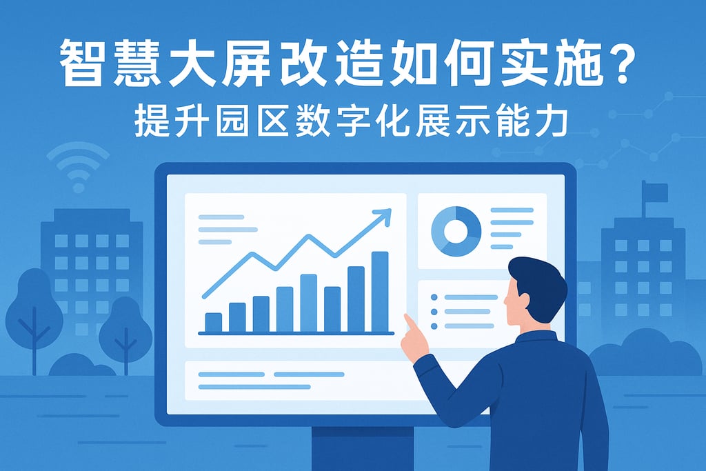 智慧大屏改造如何实施？提升园区数字化展示能力