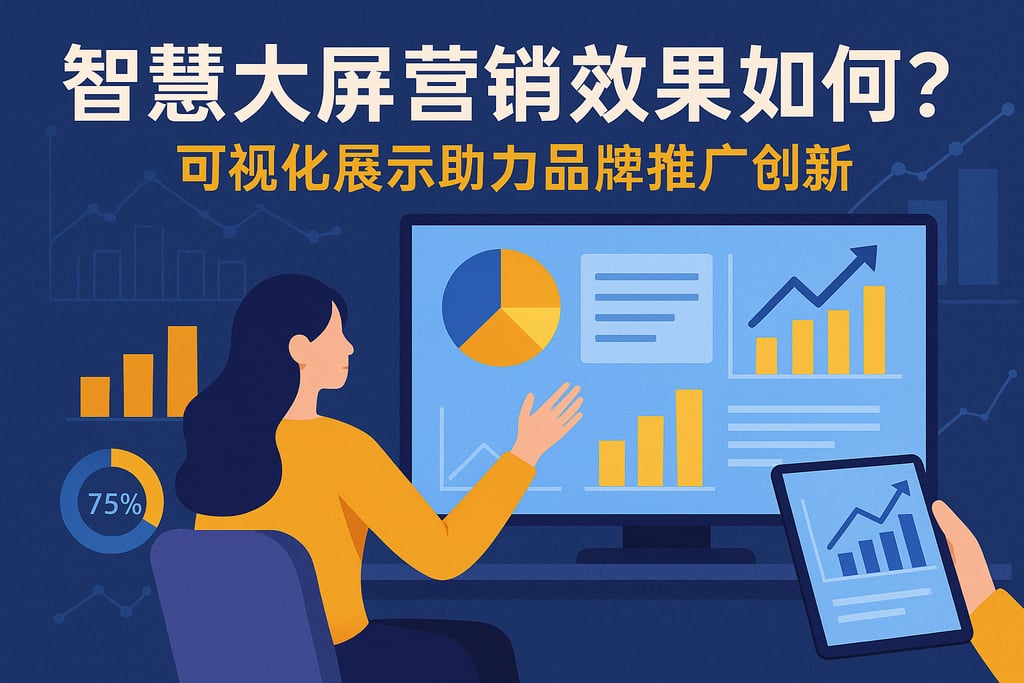 智慧大屏营销效果如何？可视化展示助力品牌推广创新
