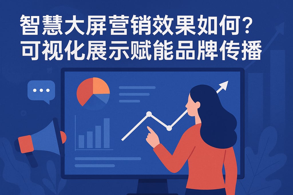 智慧大屏营销效果如何？可视化展示赋能品牌传播