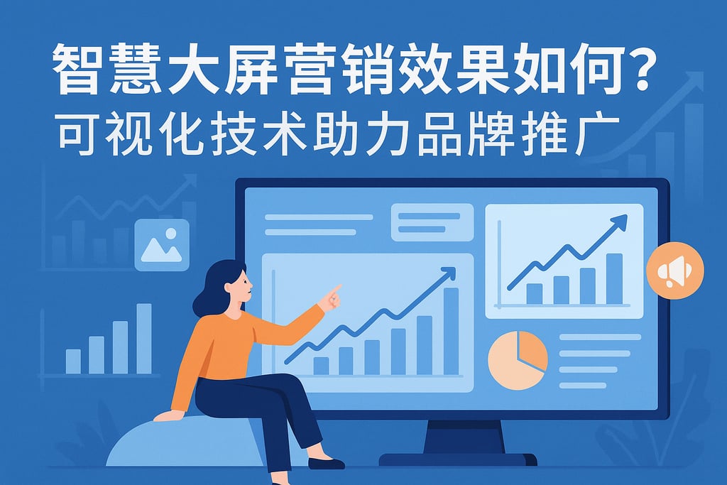 智慧大屏营销效果如何？可视化技术助力品牌推广