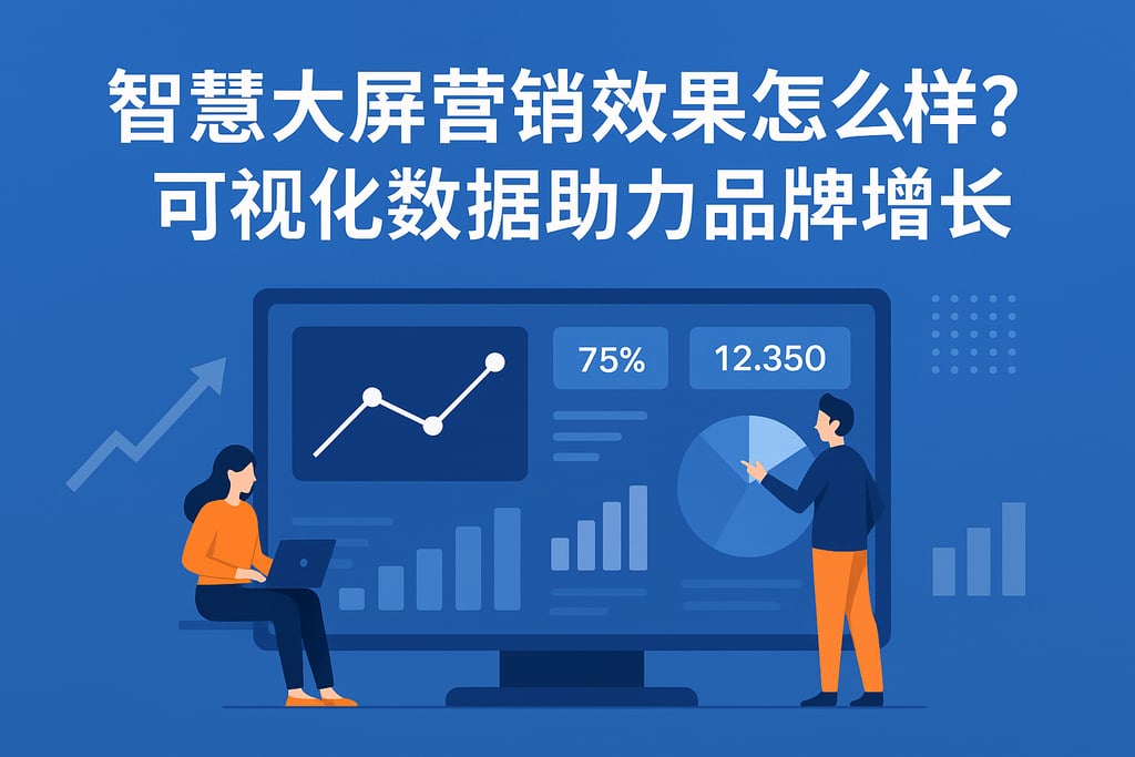 智慧大屏营销效果怎么样？可视化数据助力品牌增长
