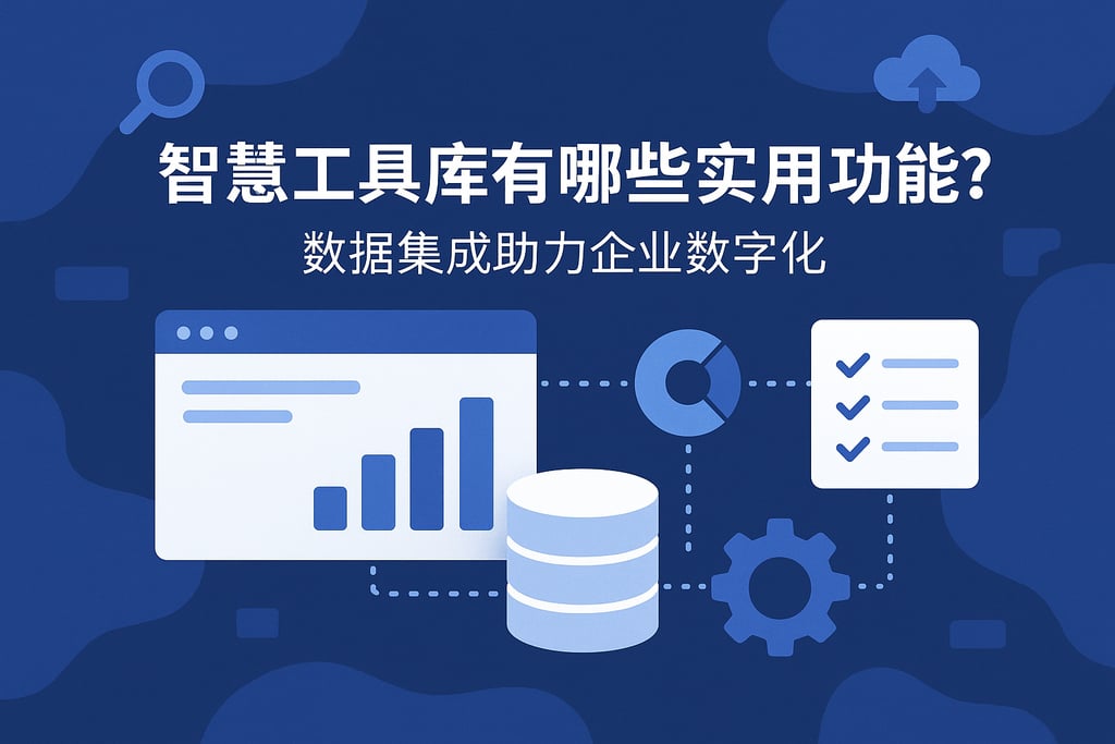 智慧工具库有哪些实用功能？数据集成助力企业数字化