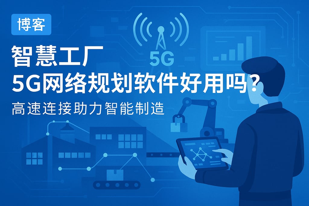 智慧工厂5G网络规划软件好用吗？高速连接助力智能制造