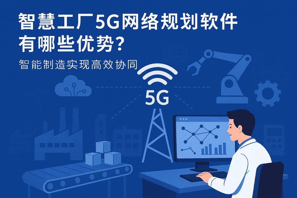 智慧工厂5G网络规划软件有哪些优势？智能制造实现高效协同