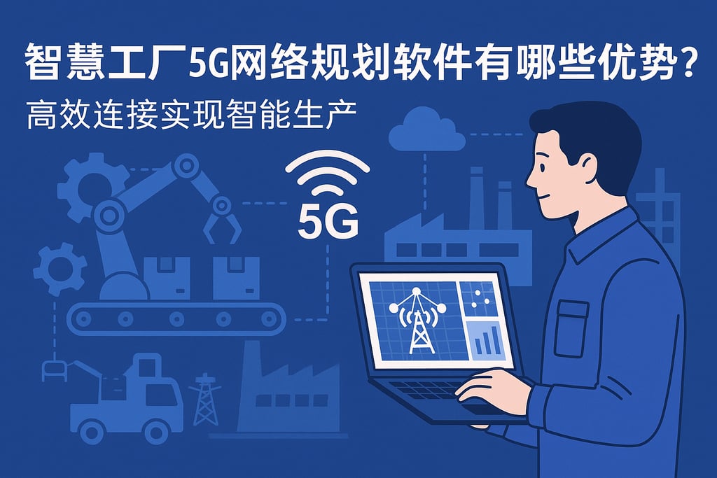 智慧工厂5G网络规划软件有哪些优势？高效连接实现智能生产