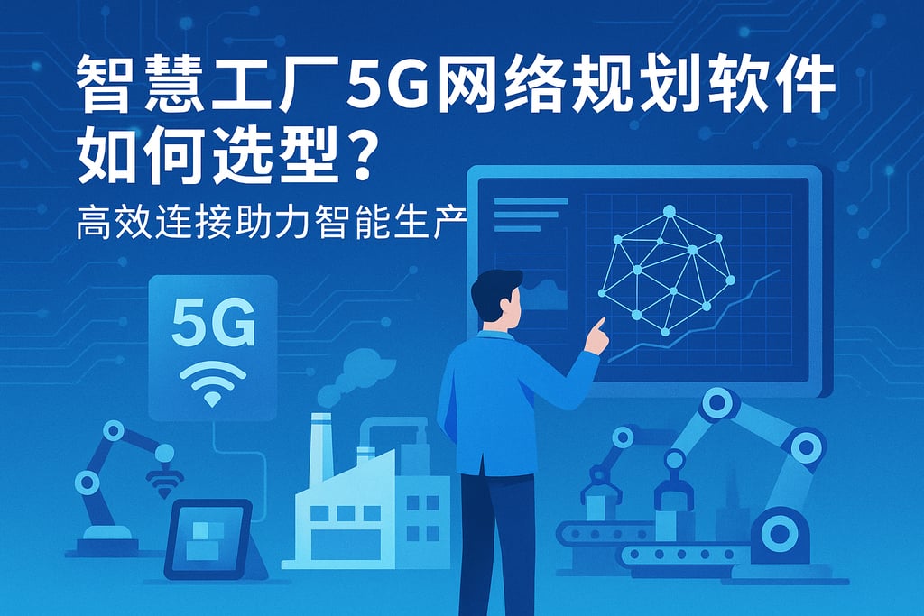 智慧工厂5g网络规划软件如何选型？高效连接助力智能生产
