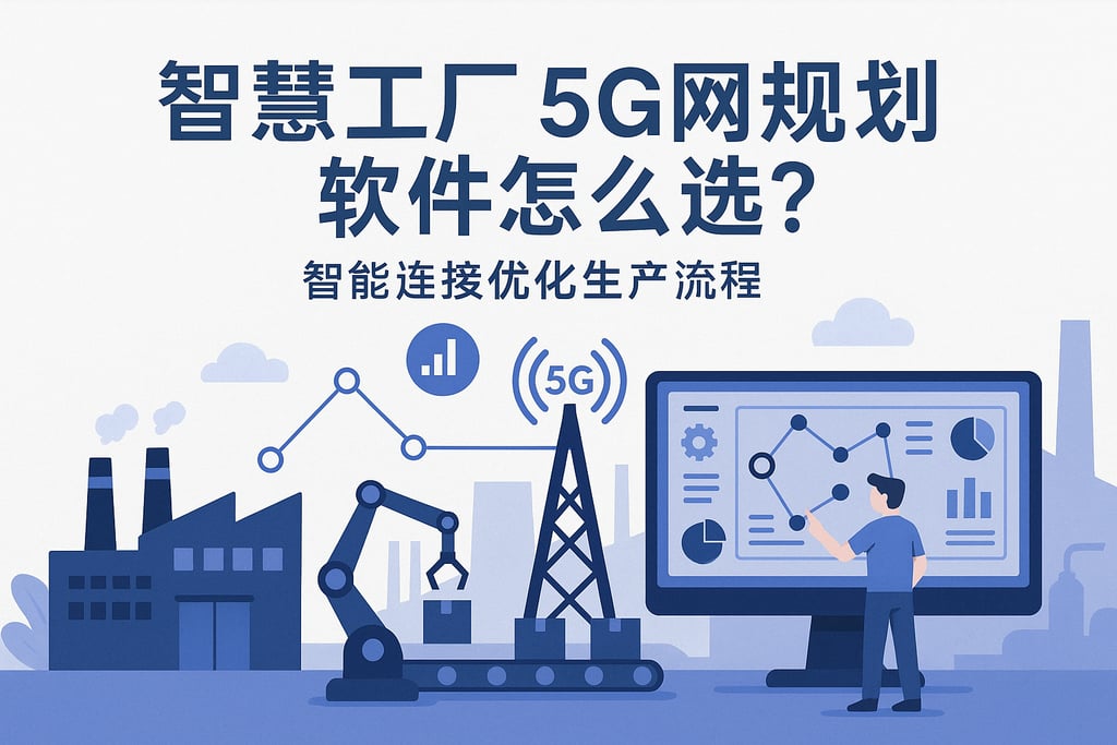 智慧工厂5g网络规划软件怎么选？智能连接优化生产流程