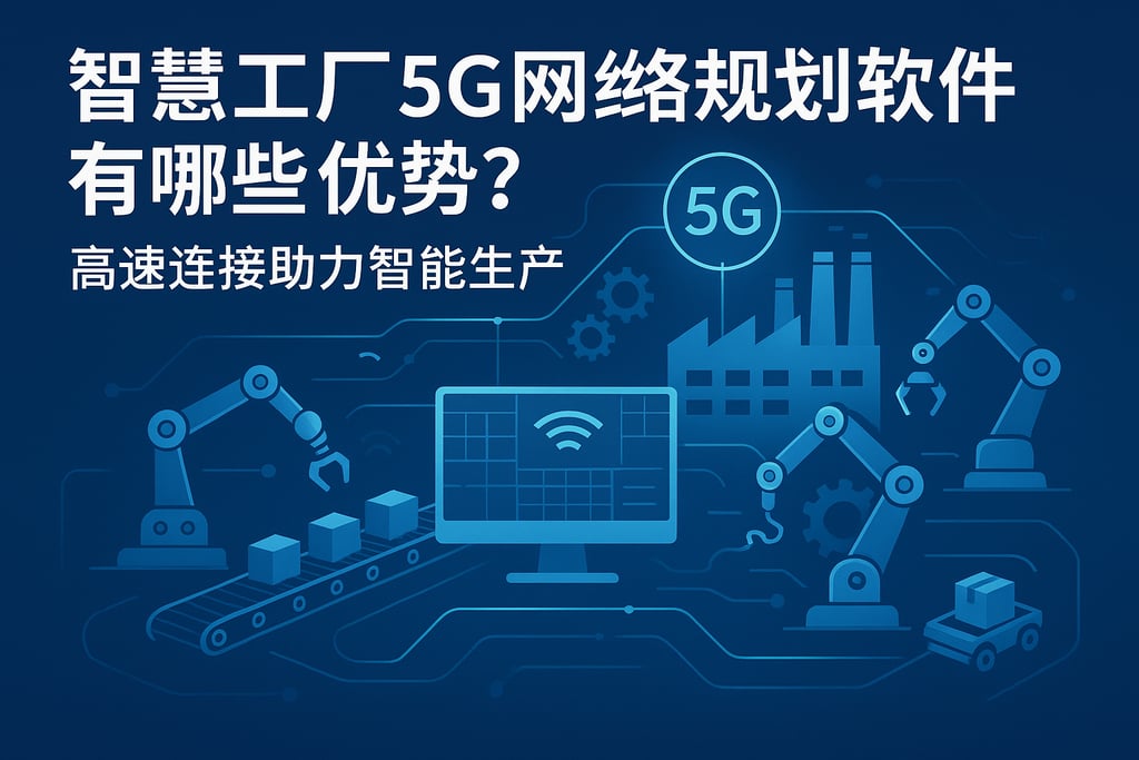 智慧工厂5g网络规划软件有哪些优势？高速连接助力智能生产