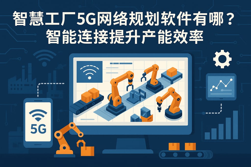 智慧工厂5g网络规划软件有哪些？智能连接提升产能效率