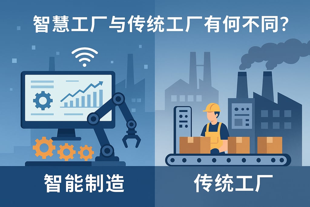 智慧工厂与传统工厂有何不同？智能制造引领行业升级