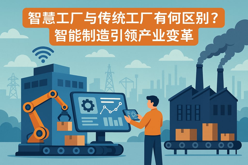 智慧工厂与传统工厂有何区别？智能制造引领产业变革