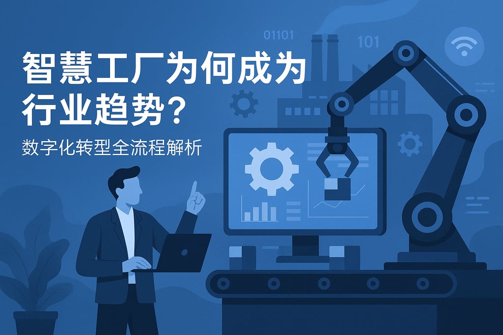 智慧工厂为何成为行业趋势？数字化转型全流程解析