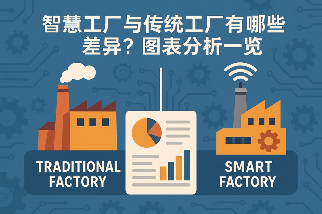 智慧工厂传统与智能工厂有哪些差异？图表分析一览