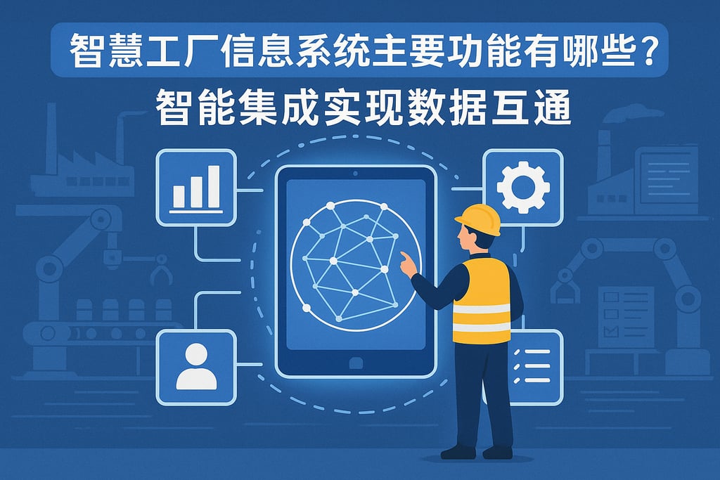 智慧工厂信息系统主要功能有哪些？智能集成实现数据互通