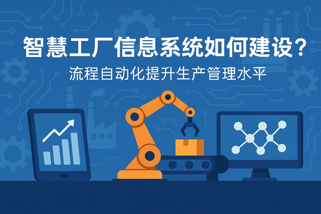 智慧工厂信息系统如何建设？流程自动化提升生产管理水平