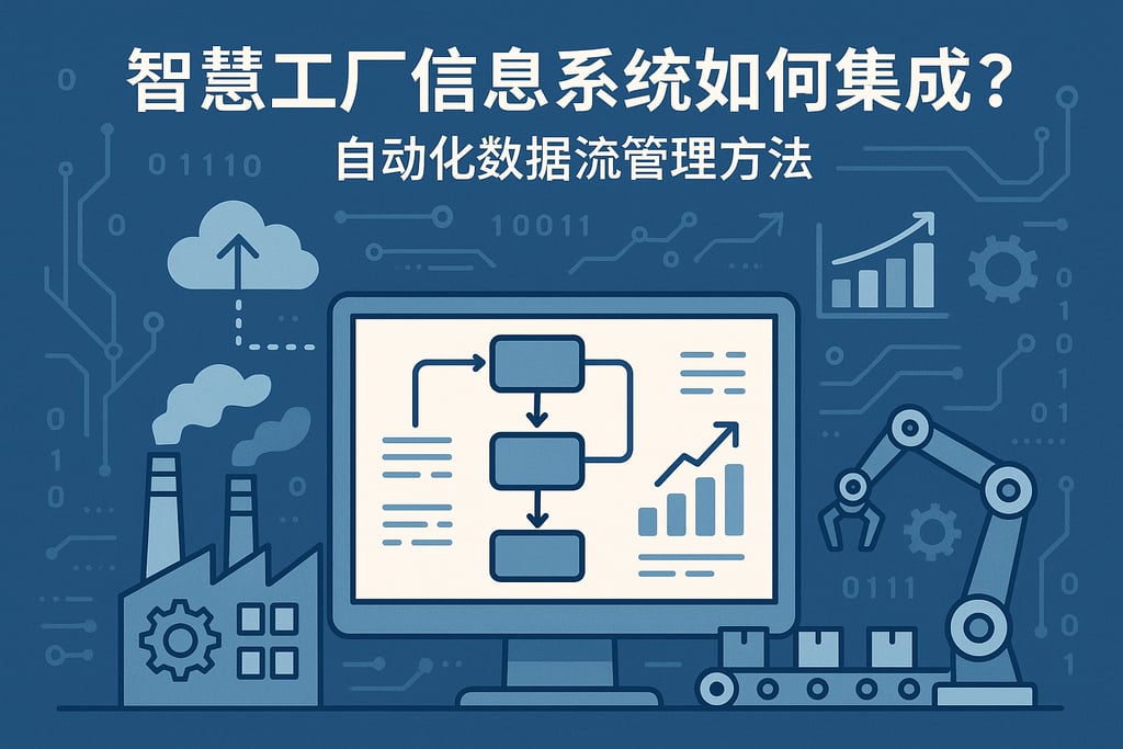 智慧工厂信息系统如何集成？自动化数据流管理方法