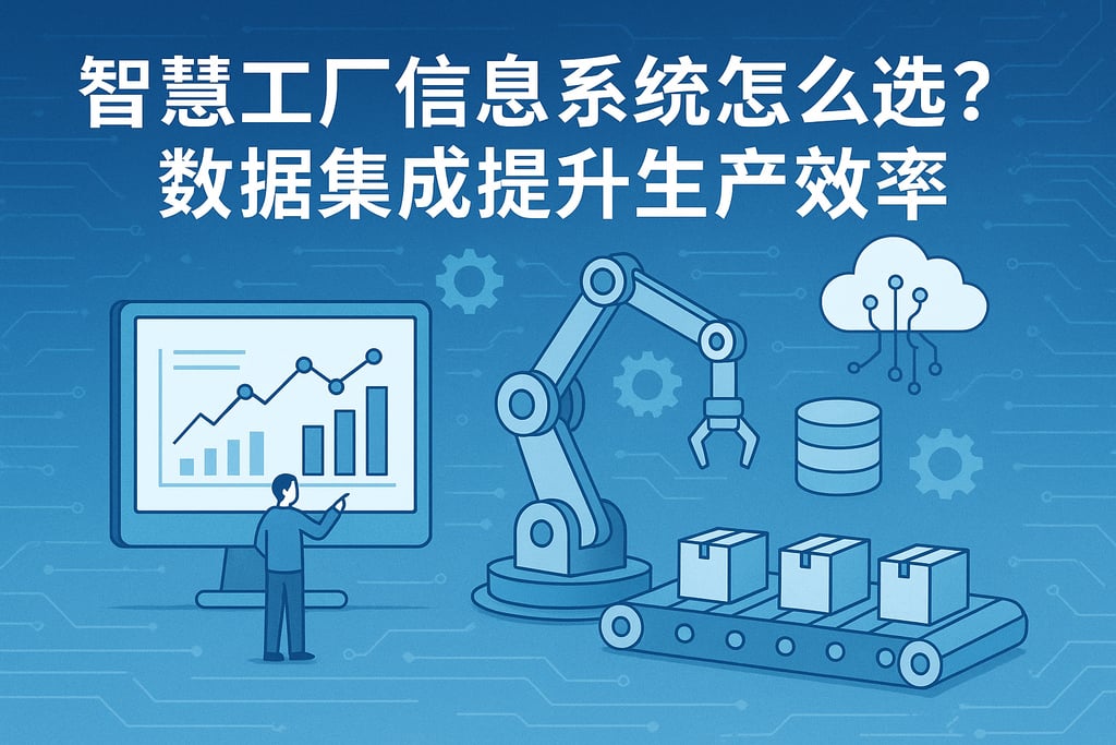智慧工厂信息系统怎么选？数据集成提升生产效率