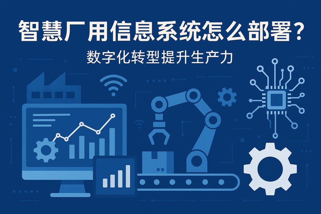智慧工厂信息系统怎么部署？数字化转型提升生产力
