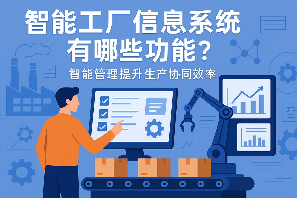 智慧工厂信息系统有哪些功能？智能管理提升生产协同效率