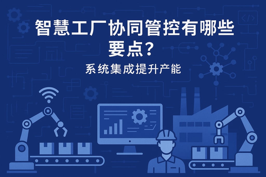 智慧工厂协同管控有哪些要点？系统集成提升产能
