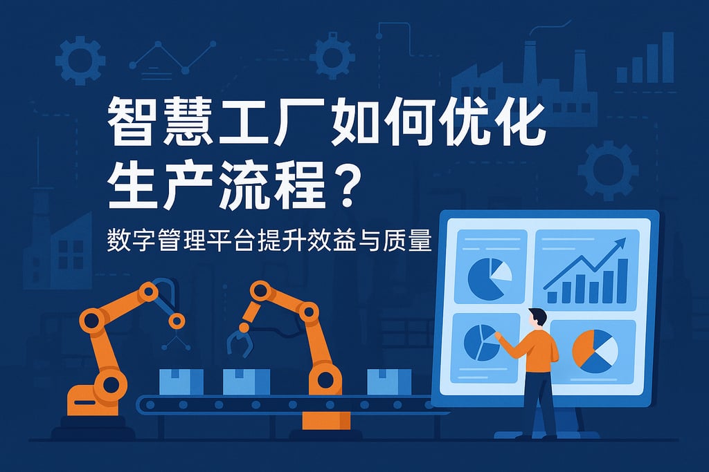 智慧工厂如何优化生产流程？数字管理平台提升效益与质量