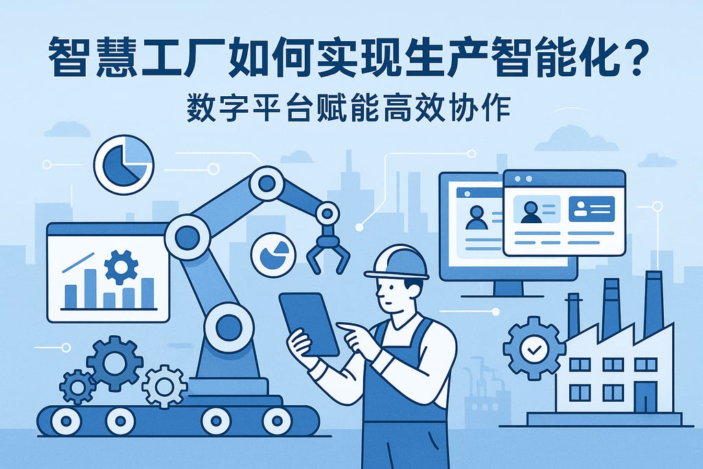智慧工厂如何实现生产智能化？数字平台赋能高效协作