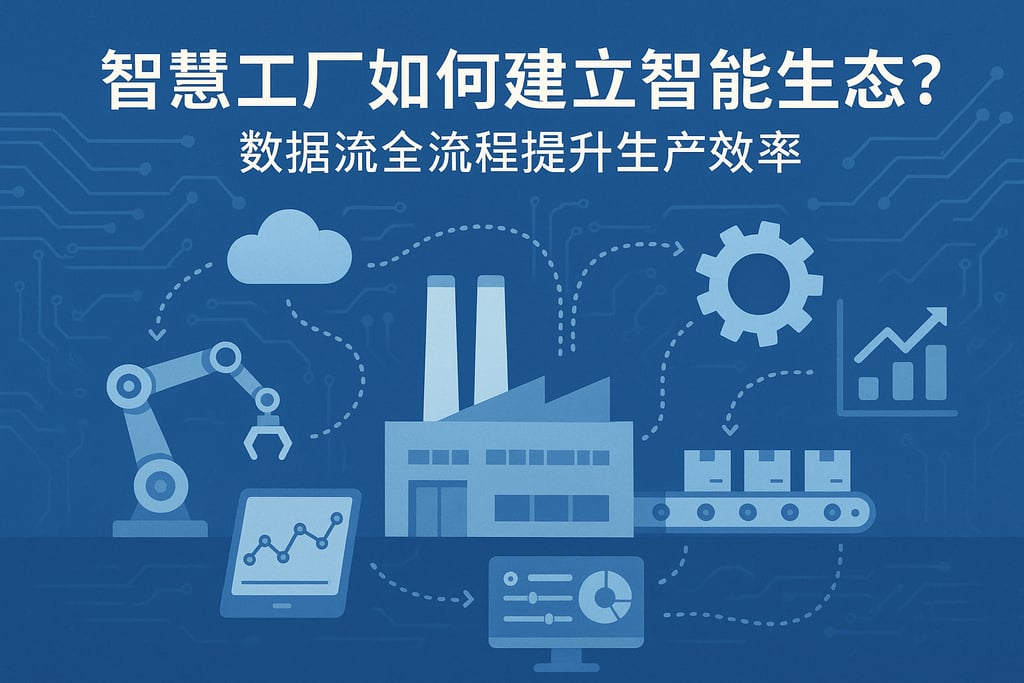 智慧工厂如何建立智能生态？数据流全流程提升生产效率