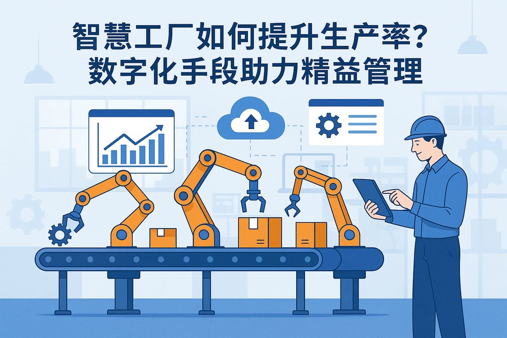 智慧工厂如何提升生产效率？数字化手段助力精益管理