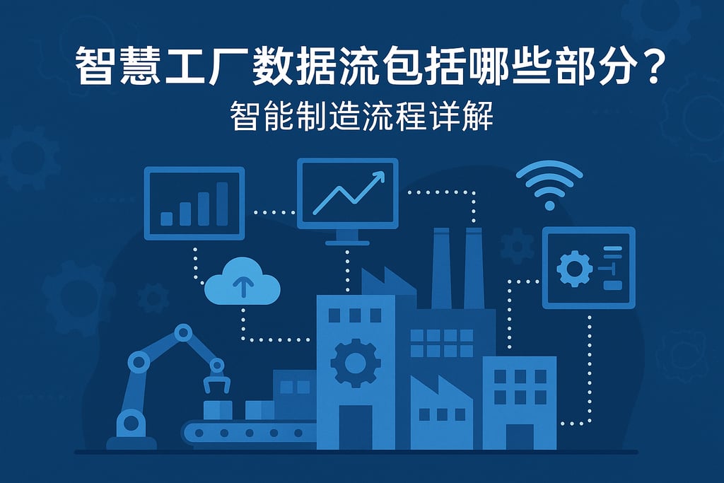 智慧工厂数据流包括哪些部分？智能制造流程详解
