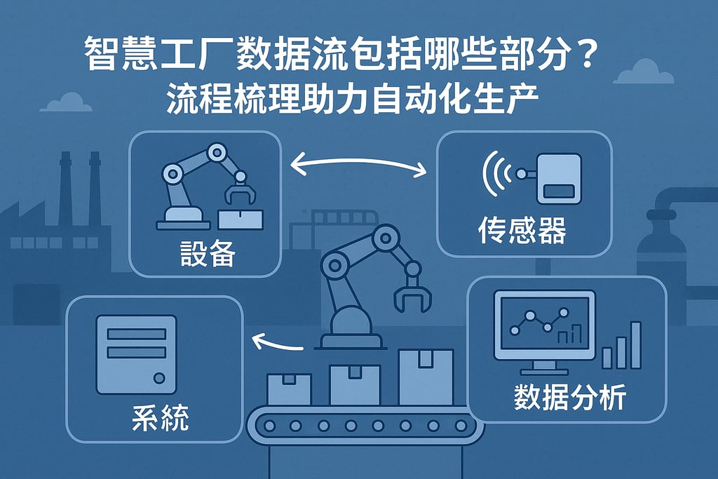 智慧工厂数据流包括哪些部分？流程梳理助力自动化生产